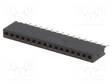 PIIKKIRIMALIITIN - N LIITINAARAS - PIN: 16 - THT - SUORA - 1A - 1,27MM - Piikkirimaliittimet - DS1065-01-1X16S8BV - 1