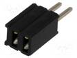 PIIKKIRIMALIITIN - N LIITINAARAS - PIN: 2 - THT - SUORA - 1,27MM - 1X2 - Piikkirimaliittimet - DS1065-07-1X2S8BV - 1