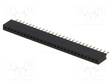 PIIKKIRIMALIITIN - N LIITINAARAS - PIN: 28 - THT - SUORA - 1A - 1,27MM - Piikkirimaliittimet - DS1065-01-1X28S8BV - 1