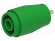 LABORATORY CONNECTOR: 4MM BANANA - SOCKET - 25A - VIHREÄ - INSULATED - Banaanijatkoliittimet - PJP3223PCB-V - 2