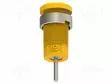 LABORATORY CONNECTOR: 4MM BANANA - SOCKET - KELTAINEN-VIHREÄ - -20÷80°C - Banaanijatkoliittimet - PJP3267-C-JV - 1