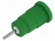 LABORATORY CONNECTOR: 4MM BANANA - SOCKET - 36A - VIHREÄ - INSULATED - Banaanijatkoliittimet - PJP3287-V - 2