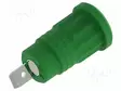 LABORATORY CONNECTOR: 4MM BANANA - SOCKET - 36A - VIHREÄ - INSULATED - Banaanijatkoliittimet - PJP3294-V - 1