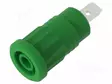 LABORATORY CONNECTOR: 4MM BANANA - SOCKET - 36A - VIHREÄ - INSULATED - Banaanijatkoliittimet - PJP3294-V - 2