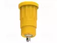LABORATORY CONNECTOR: 4MM BANANA - SOCKET - 25A - KELTAINEN-VIHREÄ - Banaanijatkoliittimet - PJP3295-JV - 1