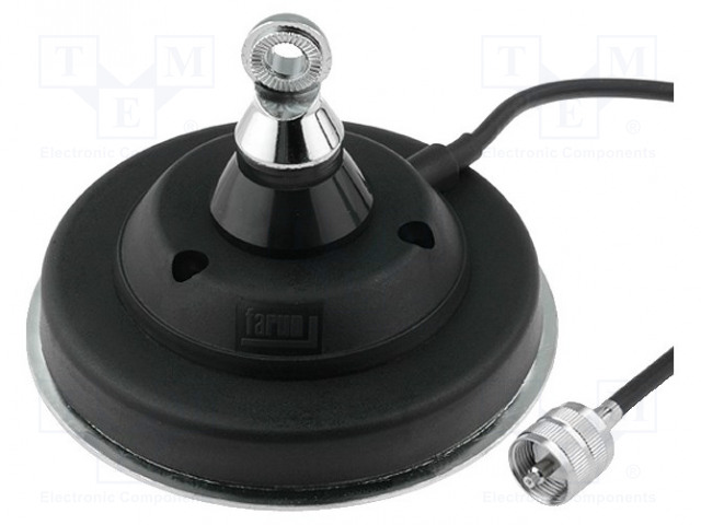 CB-ANTENNIN TUKI - MAGNEETTI - ALUSTAN HALK: 120MM - Autoantennit - FRN.PM.120DV - 1