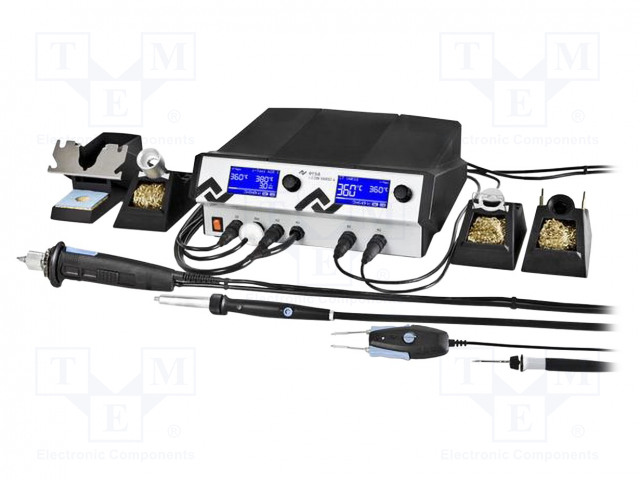 ASEMA: HUOLTO-500W - 50÷550°C - ESD - 230VAC - LCD NÄYTTÖ - 24V - Juotinasemat ja juotteenpoistoasemat - ERSA-0ICV4000AICXV - 1