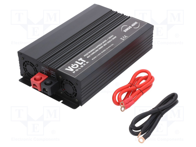 MUUNNIN: DC/AC - 2000W - LÄHTÖJÄNNITE 230VAC - 21÷28VDC - PHUIPPU: 4000W - 24V - Invertterit ja jännitteenalentimet - SINUS-4000-24V - 1