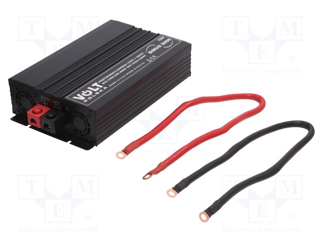 MUUNNIN: DC/AC - 2500W - LÄHTÖJÄNNITE 230VAC - 11÷15VDC - PHUIPPU: 5000W - 12V - Invertterit ja jännitteenalentimet - SINUS-5000-12V - 1