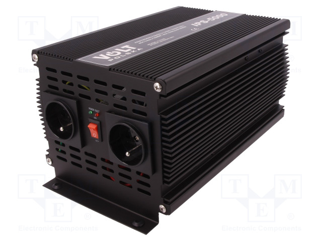 MUUNNIN: DC/AC - 2500W - LÄHTÖJÄNNITE 230VAC - 21÷31VDC - 290X173X145MM - 92% - Invertterit ja jännitteenalentimet - IPS500024V - 1