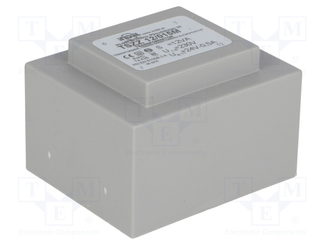 MUUNTAJA - 12VA - 230VAC - 24V - 500MA - PCB - IP00 - A: 52MM - Piirilevymuuntajat - TSZZ1024V - 1