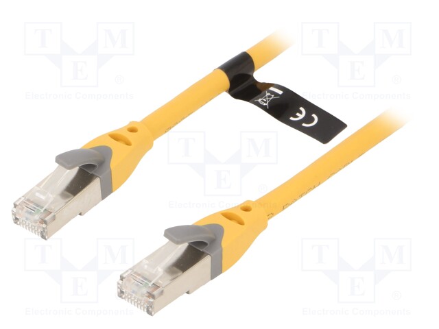 PATCH KAAPELI - S/FTP - CAT: 6A - RJ45-PISTOKE,MOLEMMIN PUOLIN - OFC - RJ45 Ethernet kaapelit - IBHYV - 1