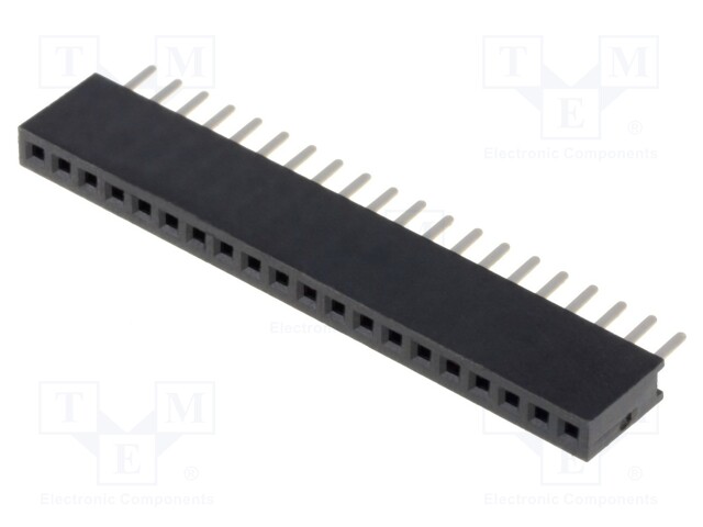 PIIKKIRIMALIITIN - N LIITINAARAS - PIN: 20 - THT - SUORA - 1A - 1,27MM - Piikkirimaliittimet - DS1065-01-1X20S8BV - 1