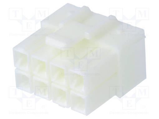 LIITIN: JOHTO-JOHTO/LEVY - PISTOKE - NAARAS - 600V - PIN: 8 - JOHTOON - DC liittimet - VLP-08V - 1