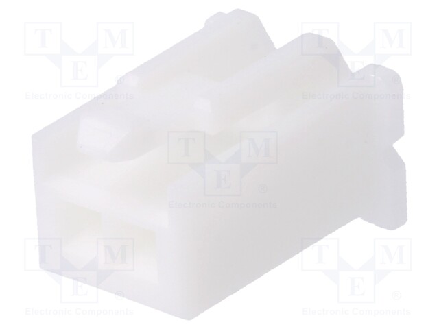 LIITIN: JOHTO-JOHTO - PISTOKE - NAARAS - PIN: 2 - XM - JOHTOON - 2,5MM - 1X2 - Signaaliliittimet rasteri 2,50mm - XMP-02V - 1