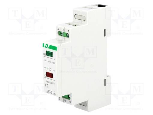 JÄNNITTEENILMAISIN - 130÷260VAC - 130÷260VDC - IP20 - DIN-KISKOLLE - Sulakeasennustarvikkeet - LK-714-230V - 1