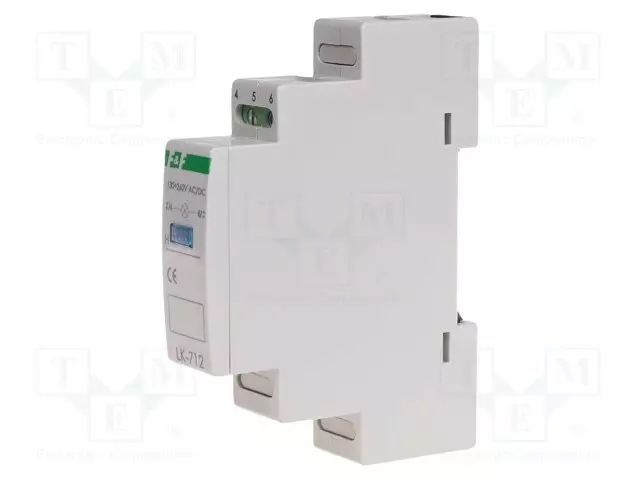 JÄNNITTEENILMAISIN - 10÷30VAC - 10÷30VDC - IP20 - DIN-KISKOLLE - Sulakeasennustarvikkeet - LK-712B-10-30V - 1
