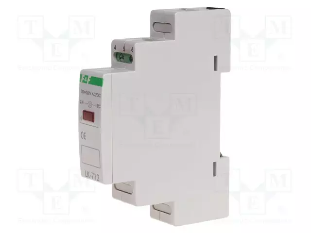 JÄNNITTEENILMAISIN - 30÷130VAC - 30÷130VDC - IP20 - DIN-KISKOLLE - Sulakeasennustarvikkeet - LK-712R-30-130V - 1