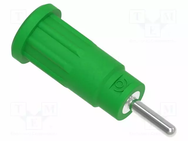LABORATORY CONNECTOR: 2MM BANANA - SOCKET - VIHREÄ - INSULATED - Banaanijatkoliittimet - PJP229-1-V - 1