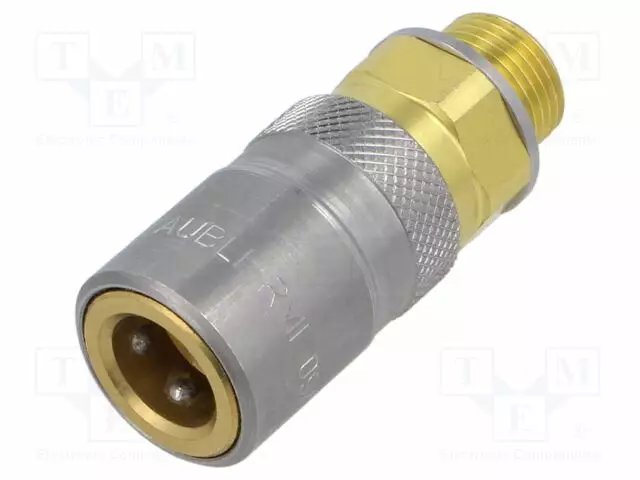 LIITIN: PIKALIITIN - RUUVIKIERRE: G 3/8" ULKOINEN - PISTORASIA - 9MM - Liittimet ja johdot pneumatiikkaan - RMI09.1152JV - 1