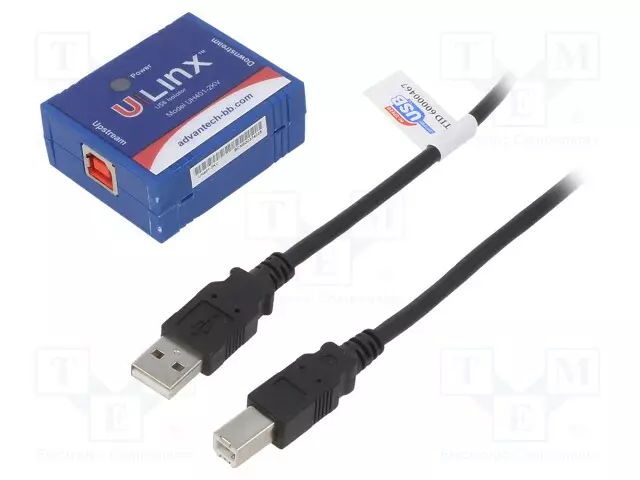 ERISTIN - 5VDC - MUOVI - IP30 - 12MBPS - 43,2X50,8X20,3MM - 2KV - -40÷80°C - Teollisuusverkot - BB-UH401-2KV - 1