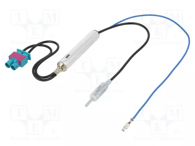 KAAPELI - DIN-PISTOKE,KAKSINKERTAINEN FAKRA-PISTORASIA - SUORA - Antennijohdot - A9525D2UNIV - 1