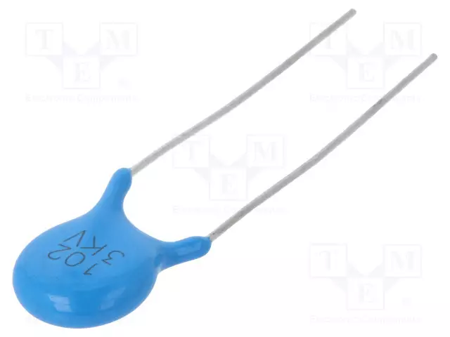 KERAAMINEN KONDENSAATTORI - 1NF - 3KV - Y5P - ±10% - THT - 7,5MM - Keraamiset kondensaattorit - CCH-1N3000V - 1