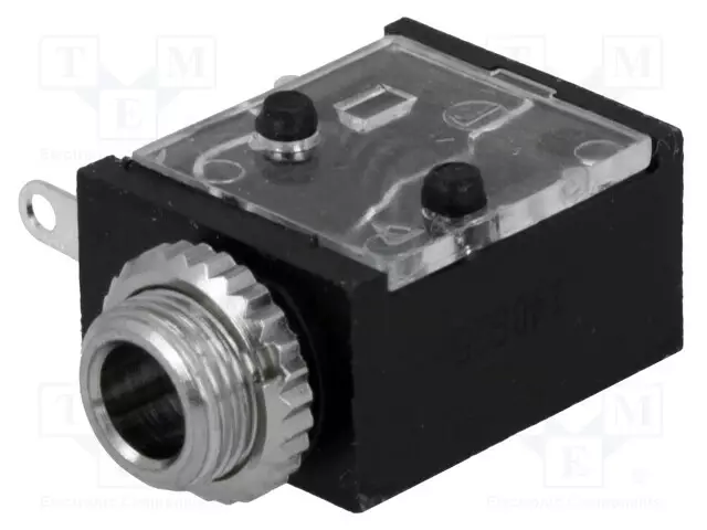LIITIN: JACK 3,5MM - N LIITINAARAS - MONO - NAVAT: 2 - RAK: KYTKIN - Plugit ja jakit - 35RAPC2AV - 1