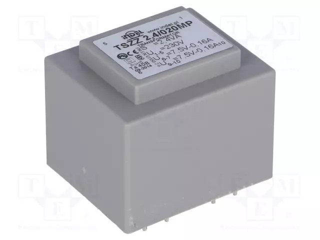 MUUNTAJA - 2,4VA - 230VAC - 7,5V - 7,5V - 160MA - 160MA - PCB - Piirilevymuuntajat - TSZZ2.42X7.5V - 1