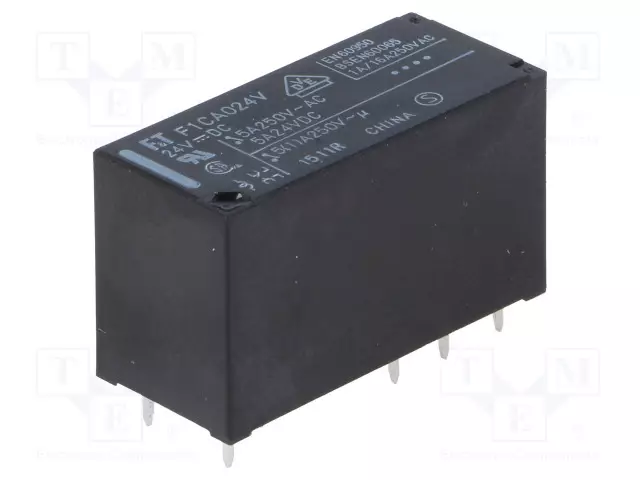 RELE - DPDT - UKELAN: 24VDC - 5A - 5A/250VAC - FTR-F1 - Pienoisreleet - FTR-F1CA024V - 1