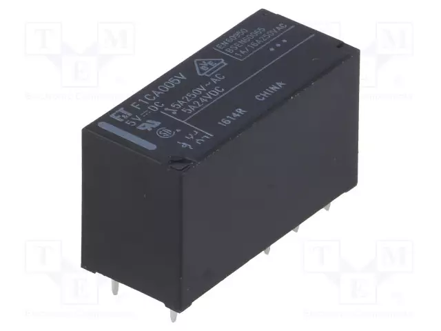RELE - DPDT - UKELAN: 5VDC - 5A - 5A/250VAC - FTR-F1 - Pienoisreleet - FTR-F1CA005V - 1
