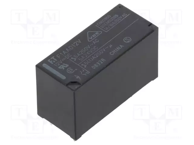 RELE - DPST-NO - UKELAN: 12VDC - 5A - 5A/250VAC - Pienoisreleet - FTR-F1AA012V - 1
