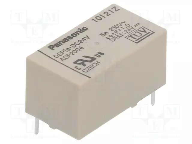RELE - SPST-NO - UKELAN: 24VDC - 8A/250VAC - DSP - Pienoisreleet - DSP1A-DC24V - 1