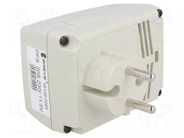 VIRTALÄHDE KIINTEÄLLÄ JÄNNITTEELLÄ,VERKKOMUUNTAJA,PISTOKE - 20W - Pistorasiamuuntajat - PFS20S11.5V - 1
