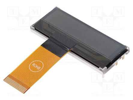 LCD NÄYTTÖ - AAKKOSNUMEERINEN - COG,FSTN POSITIVE - 16X2 - LED - 1X20 - Aakkosnumeeriset LCD-näytöt - DEM16230FGH-PW - 1