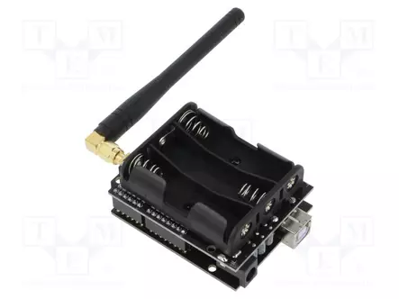 KEHITYSALUSTA - EVALUOINTI-PARISTOKOTELO AA X3,PIETSOKAIUTIN - RFM - Kehityspaketit - muut - HOPEDUINO-RFM96W - 2