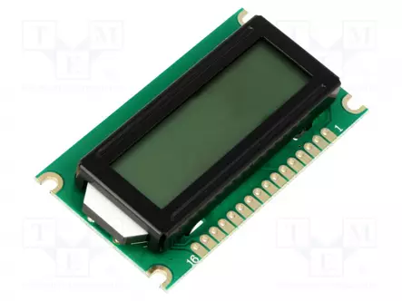LCD NÄYTTÖ - AAKKOSNUMEERINEN - FSTN POSITIVE - 8X1 - 60X33X12MM - LED - Aakkosnumeeriset LCD-näytöt - DEM08171FGH-PW - 1