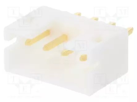 LIITIN: JOHTO-LEVY - PISTORASIA - UROS - PIN: 4 - PH - 2A - 100V - SUORA - Signaaliliittimet rasteri 2,00mm - B4B-PH-K-S-GW - 1