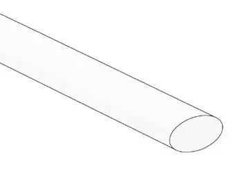 SHRINKABLE TUBE 2:1 - 9.5mm - WHITE - 1,2m - ( 25pcs) - Kutistemuovit - STB95W - 1