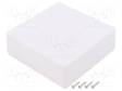 ASENNUSKOTELO - X: 125MM - Y: 125MM - Z: 45MM - TWN - ABS - IP40 - Yleiskäyttöiset kotelot - TKC-TWN13-5-13W - 1