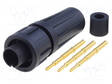 UROSLIITIN - 6,5A - 125V - PIN: 3 - EN2 - JUOTETTAVA - SWITCHCRAFT liittimet - EN2C3M20G1W - 1