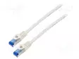 PATCH KAAPELI - S/FTP - CAT: 6A - RJ45-PISTOKE,MOLEMMIN PUOLIN - LANKA - RJ45 Ethernet kaapelit - PCF6A-10CC-2000-W - 1