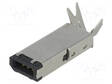 LIITIN: IEEE1394 - PISTOKE - JOHTOON - JUOTETTAVA - PIN: 6 - SUORA - USB liittimet - IEEE1394-W - 1