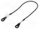 RETAINING CABLE - WITH 2 MOUNTING TABS - PLATING: PVC - 150MM - Sokat ja turvatapit - GN111.2-150C-SW - 1