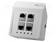 ETHERNET PISTORASIA - VALKOINEN - Sulakeasennustarvikkeet - MLPDW - 1