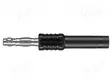 LABORATORIOBANAANILIITIN 4MM - PISTOKE - 16A - 30VAC - 60VDC - MUSTA - Banaaniliittimet 4mm - BRST7922NI-SW - 1
