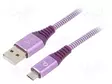 KAAPELI - CABLEXPERT - USB 2.0 - USB A PISTOKE,USB B MIKROPISTOKE - USB kaapelit ja adapterit - CC-USB2B-AMMBM2PW - 1