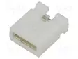 LIITIN: PIN - JUMPPERI - NAARAS - 2,54MM - 1X2 - MALLI: AUKI - VALKOINEN - Piikkirimaliittimet - JUMPER-W - 1