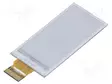 NÄYTTÖ: E-PAPERI - 2,13" - 122X250 - NÄYTÖN ULKOMITAT: 23,7X48,55MM - E-paperi - DEE122250A-W - 1