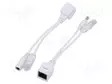 POE PASSIIVISTEN KAAPELEIDEN SETTI - VALKOINEN - LANKA: CU - 24AWG - Tietokonetarvikkeet - muut - AD-POE-0015-W - 2